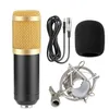 BM 800 Condenser Microphone With Metal ShockMount Professional Karaoke Computer / PC Microphone For Video Recording Studio BM800