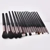 17 PCS Maquiagem Profissional Brushes Set Realce Lip Pó Foundation Concealer Blush Sombra Blending Escova Make Up Kits