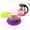 Tapis rond en silicone en nid d'abeille Résistance aux hautes températures Table d'isolation thermique Napperons Antidérapant Bol Pot Tasse Pad Dessous de verre DBC BH2735