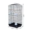 36 tums metall inomhus fågel bur starter kit med bricka tillbehör husdjur leverantör direkt sälja från fabrik pestcontrol porslin