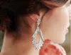 2021 Find Similar Shining Fashion Crystals Earrings Silver Rhinestones Long Drop Earring For Women Bridal Jewelry Wedding Gift For Bride