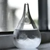 Transparent 30ml Droplet Tempête en verre Goutte d'eau Météo Tempête Moniteur Predictor Prévisions Bouteille Home Decor Figurines miniature
