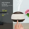 wood Ultrasonic air humidifier Electric Aroma air diffuser Essential oil Aromatherapy LED Night light for Office Home