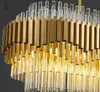 design di lusso moderno lampadario di illuminazione di cristallo lampada a LED Ac110 220v lustre cristal sala da pranzo soggiorno lampada MYY