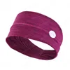 Sports Headband com botão Ear proteger da dor Elastic Faixa de Suor Yoga Cycling Sports Tafilete Faixa de Cabelo respirável