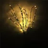 Bianco caldo 20 LED Luce per albero a LED Alimentata a batteria Fata di Natale Stringa flessibile Decorazione di nozze Lampada da tavolo per interni Luminarias Luce notturna