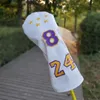 One Piece New Golf Club Mallt Putter Fairway Wood Driver Headcover Mamba Spirit Basketball Number8/24 Spirit Forever Free Shipping6063343