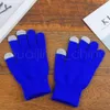 Soft Touch Screen Gloves Fashion Woman Warm Solid Color Cotton Gloves Outdoor Causal Men Winter Xmas Gifts TTA1773