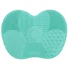실리콘 브러쉬 클리너 매트 화장품 화장 도구 메이크업 눈썹 브러시 패드 청소 보드 화장 도구 청소 도구