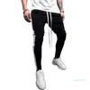 Mode-Mens Casual Fitness Harem Pantalon Skinny Sportswear Bas Hommes Hip Hop Zipper Pantalon De Survêtement Pantalon Jogger Pantalon De Survêtement Plus La Taille