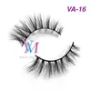 VMAE FOURNIS LE VRAIS VILLE 3D MINK CEUSTUM CUSTOM NATURAL PRIVED LALLE Full Strip Lash 15 mm de long Fluffy Mink Lash9942092