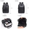 Designer-100% Leather Backpack Men Simple High Quality Leather Backpack Male Fashion Trend Youth Leisure Travel Computer Bag Men