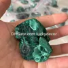 100g Rare Random Size Freeform Fibrous Malachite Cluster Mineral Specimen Raw Rough Natural Silky Velvet Malachite Stone Green Druzy Crystal