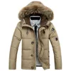 Jaquetas de inverno masculas grossas parkas de parkas de pato branco de pato branco breakbreaker masculino breakbreak descendo casacos