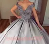 Charmante Abendkleider aus Spitze mit V-Ausschnitt, Vestido de noche, A-Linie, schulterfrei, Satin, formale arabische Ballkleider, Festzug-Partykleid