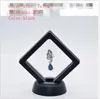 Coin Medals Stamp Display Box Clear 3D Jewelry Floating Frame Shadow Box With A Stand Holder Rings Pendant presentation Case Boxes