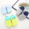 Kids Beach Slippers Summer Boys Girls Indoor Fashion Solid Color Hole Shoes Baby Toddler Slippery Girl Sandals and Slippers Children Shoes