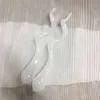 Lámparas colgantes de araña de cristal soplado a mano, luces de arte de Color blanco, iluminación LED moderna personalizada para decoración de la casa, sala de estar