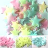 3D Star Moon Fluorescent Luminous Wall Sticker Glow In The Dark Stars Eco friendly PVC Decorative Wall Decal Kids Baby Rooms Decoration