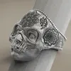 Vintage Gothic Cool Men 316L Stainless Steel Steamed Skull Ring for Mandala Romance Indian Religious Ring Jewelry Biker Ring SIZE 6843258