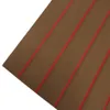 Tapis de surf anti-dérapant yacht EVA tapis anti-dérapant 2.4*0.9m marron/rouge motif à rayures droites livraison directe