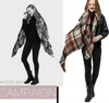 2020 Women039s Fall Winter Scarf Classic Tassel Plaid Scarf Warm Soft Chunky Large Blanket Wrap Shawl Scarves 140cm140cm3170793