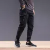 FEITONG Jeans skinny da uomo di nuova moda Abbigliamento da uomo Pantaloni Harem in denim elasticizzato Pantaloni jeans allentati tascabili afflitti #B