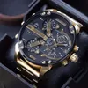 Relógios masculinos de luxo com mostrador grande dourado Datejust venda imperdível para homens marca esporte relógios militares relógios de pulso orologio di lusso