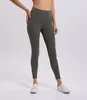 Naked-Feels Plain Athletic Fitness Pantaloni da donna Vita rialzata anca Soft Nylon Gym Yoga Sport Pantaloni corti Nono pantaloni Taglia 2-12