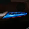자동차 스타일링 스티커 내부 도어 창 유리 리프터 패널 스위치 버튼 커버 트림 BMW x3 x4 F25 F26 자동 액세서리 2014-2017 4pcs
