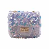 Baby Girls Sequin Messenger Bag PU wallet Cartoon Cute Kids Shoulder Bags Boutique Coin Purse 5 colors designer handbag