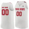 Custom 2021 Ohio State Buckeyes College Basketball OSU Jersey DAngelo Russell Duane Washington E.J. Liddell Justice Sueing Kyle Young 4XL