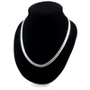 Kampanjförsäljning 925 Silver Necklace Christmas Fashion Snake Chain Necklace Jewelry 16Inch-24 tum 1345