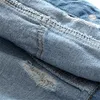 Teenmiro Giacche di jeans per ragazze Cappotti Bambini Ricamo floreale Capispalla per bambini Primavera Autunno Toddler Girl Hole Jeans Abbigliamento