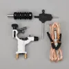 Biały Rotary Tattoo Machine Zestawy Maquinas De Tatuar Rotativa Profesional Kit Clip Tattoo Igły Grip