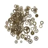 About 100pcs/lot DIY jewelry Making Vintage Metal Mixed Gears Steampunk Gear Pendant Charms Bronze Bracelet Accessories