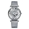 Polshorloge mannen eenvoudige stijl mesh riem mannen vrouwen unisex quartz horloges holle horloges relogio masculino