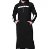 MJARTORIA Müslüman Elbise Hoodies Giyinme Erkek Suudi Arap Uzun Kollu Thobe Jubba Thobe Kaftan Uzun İslam Erkek Giyim11