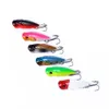 Hengjia 100pcs Crank Bait Popper pesca duro Pescando enfrentar Crankbait Lures 3.5CM 2,7 g 10 # ganchos água superior