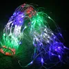 Cordas de led à prova d'água rgb aranha 1.2m 120 leds luz colorida festa de natal casamento cortina luzes de corda lâmpada de gramado