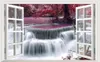 Niestandardowy rozmiar tapety 3D Stream 3D Piękna sceneria HD Krajobraz tapet Superior Dekoracje wnętrz Tapeta