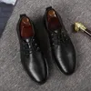 Męskie Buty Formalne Oryginalne Skórzane Otwór Wentylacyjny Krótkie Pluszowe Mężczyźni Klasyczne Buty Biurowe Buty Mężczyźni Elegancka Bota Masculina Zapatos de Seguridad