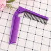 100/lot peigne à cheveux pliable brosse à cheveux de voyage Portable 2 en 1 peigne brosse à cheveux peignes pliants brosse à cheveux antistatique