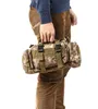 전술 가방 스포츠 가방 600D 방수 옥스포드 군용 허리 팩 몰일 야외 파우치 가방 내구성있는 배낭 포트 캠핑 하이킹