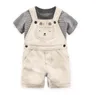 Kinderkleding Jongens Zomer Kleding Sets Korte Mouw Tops Shorts Past Dier Gedrukt T-shirts Broek Outfits Payamas SleepSuits Pyjama C6056