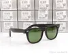 New 2140 Matte Black Sonnenbrille Herren Sonnenbrille Glas Lens Plank Sonnenbrille High Quality Damenbrille 100% UV-Schutz Brille 50/54