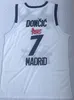 할인 2020 스포츠 대학 유럽 리그 흰색 7 개 루카 Doncich 트레이너 농구 유니폼 대학 농구 마모 의류 유니폼