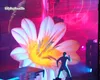 Konsertstadium och festdekorationer Belysning Uppblåsbar blomma 2m/2,5 m/3 m diameter hängande konstgjord blomma med RGB -ljus för händelse