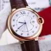 Pink Quartz Leather Black Womens Stainless Steel Band Unisex Luxury Dress Fashion Wristwatches Women Designer Watches Watch6025386