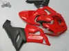 100% formsprutningsskit för Kawasaki ZX6R 2005 2006 ZX636 Ljusröd Svart Motorcykel Fairings Set Ninja ZX-6R 05 06 GH54